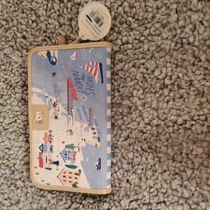 Spartina Down the Shore Snap Wallet, NWT